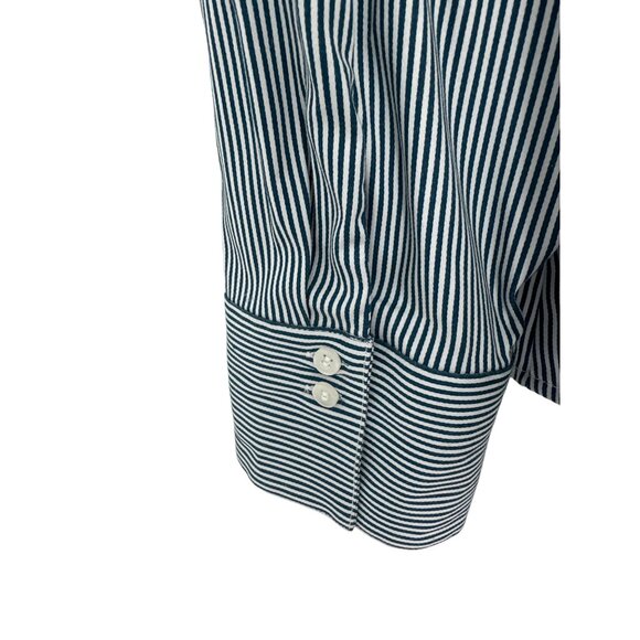 Lane Bryant No Peek Collection Button Down Long Sleeve Shirt Size 24 - Picture 6 of 12